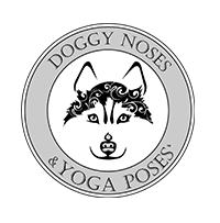 The Doggy Noses and Yoga Poses logo